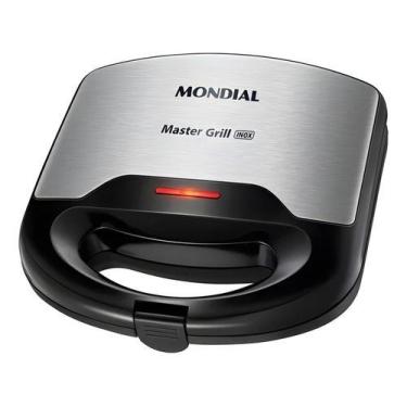 Imagem de Sanduicheira Master Grill Mondial Inox S-20 110v 60hz, Cinza, 110V