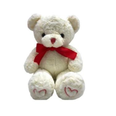 Imagem de Urso de Pelúcia Laço 46cm Molli02621903 - Mollibear, Vermelho
