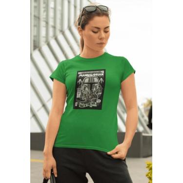 Imagem de Camiseta Poster Pop Style Inspiração MANDALORIAN Estampa DTF 100% Algo