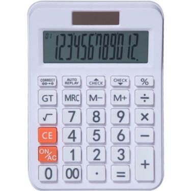 Imagem de Calculadora de Mesa 12 Dígitos MX-C128B Branca - Maxprint