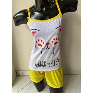 Imagem de Pijama Feminino Adulto - Soninha, Amarelo, P