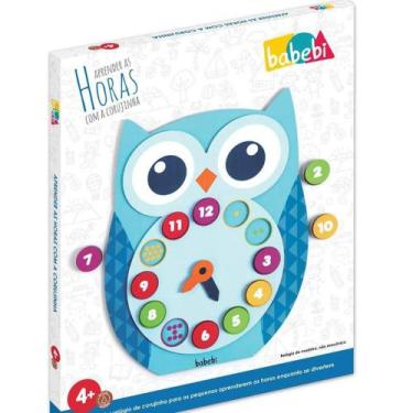 Imagem de Brinquedo Aprenda As Horas Com A Corujinha - Babebi 6007
