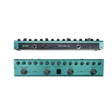 Imagem de Pedaleira M-vave Multiefeito Para Guitarra Tank-g, Verde