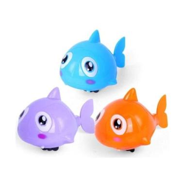 Imagem de Brinquedo Banho Baleia A Corda Que Nada Sozinha Água Banheira Piscina 