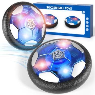 Imagem de Bola de futebol Toy Hover WATUDOU 2 peças LED recarregável para crianç