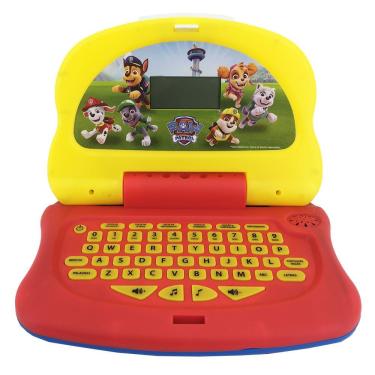 Imagem de Laptop Infantil Adventure Tech Bilíngue Educacional com Personagens Patrulha Canina Azul Candide