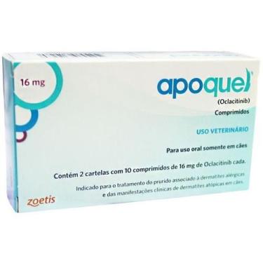 Imagem de Apoquel 16mg Caixa 20 Comprimidos Anti Alergico - zoetis