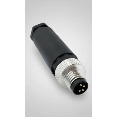 Imagem de Conector M8 4 Pinos Macho Reto - Congratulations Store