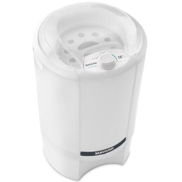 Imagem de Suggar Centrífuga de Roupas Giromax CTBR50 Branca 15kg com Timer de 6 Minutos e Desligamento Automático 220V