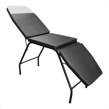 Imagem de Maca 3 posições Reclinável Estética Massagem Tattoo Profissional FIT F