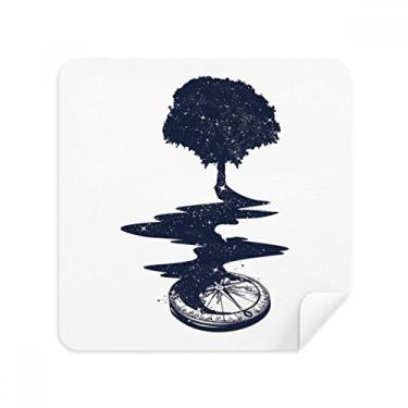 Imagem de Tecido de camurça com estampa de areia, bússola, tecido de camurça, pacote com 2