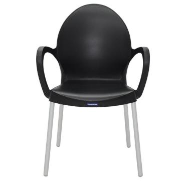 Imagem de Cadeira Tramontina Polipropileno Pernas Alumínio Anodizado