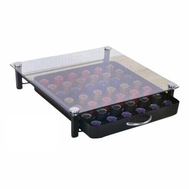 Imagem de Porta Cápsulas 42 Peças Transparente Com Gaveta Euro Design