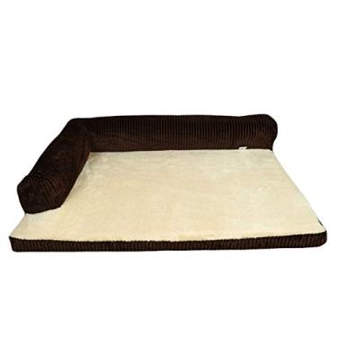 Imagem de Cama de cachorro para animais de estimação, tapete de sofá antiderrapante para cães enchimento de algodão para animais de estimação cães e gatos