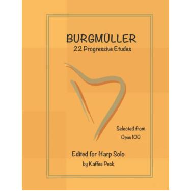 Imagem de Burgmuller for Harp Solo: 22 Progressive Etudes Selected from Opus 100