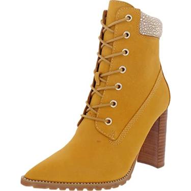 Imagem de Steve Madden Bota feminina de cano curto Karmen, Bronzeado, 7