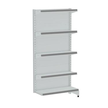 Imagem de Gondola Parede 196 Amapa Flex 60 Continuação Branco Fx Cinza