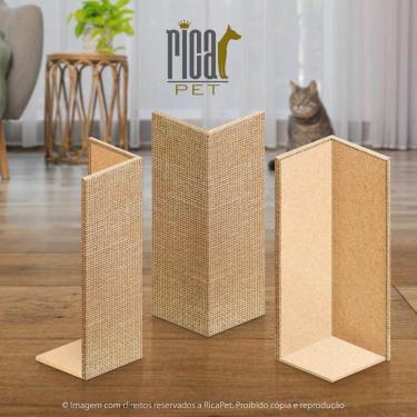 Imagem de Arranhador Para Gatos De Madeira E Protetor De Sofá 2 Peças