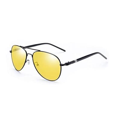 Imagem de Óculos de sol polarizados para homens óculos de piloto feminino masculino motorista óculos de sol de visão diurna e noturna design tons UV400,7,Z