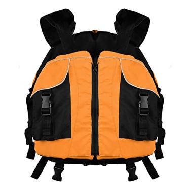 Imagem de Kiboule - Colete Salva-Vidas Adulto Unissex - Azul, Vermelho, Laranja - 45kg a 100kg - Natação, Canoagem, Pesca, Surf, Canoa