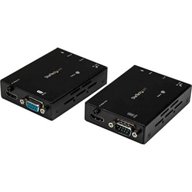 Imagem de StarTech. Com extensor HDMI sobre Cat5e/CAT6 - Estenda até 70 m - Certificado HDBaseT - Extensor HDMI - Extensor IR - Booster HDMI (ST121HDBTL)