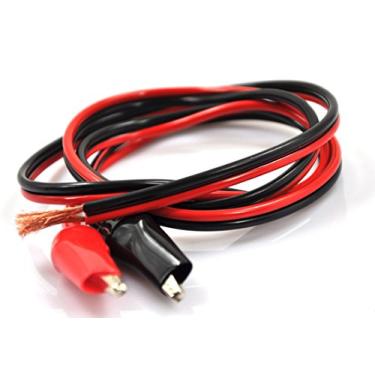 Imagem de XINCOL XT-15 39" (1M) 15/2 Teste sonda de fonte de alimentação conjunto de teste de chumbo de saída CC cabo de fiação para comutação de fonte de alimentação, fio de cobre preto vermelho com clipes de jacaré de banana isolado em uma extremidade