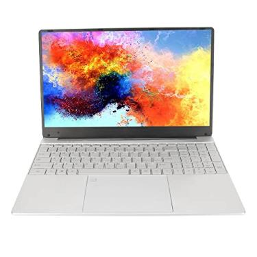 Imagem de Computador portátil de 15,6 polegadas, N5095 Quad Core 2K Resolução IPS Tela Computador Notebook com teclado retroiluminado, bateria de 6000 mah, câmera de