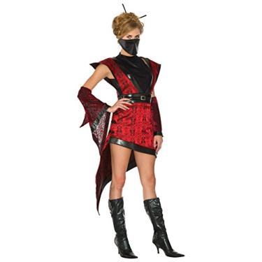 Imagem de Rubie's Vestido de fantasia feminino Ninja Super Deluxe, Conforme mostrado., M