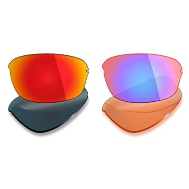 Imagem de Mryok 2 pares de lentes polarizadas de substituição para óculos de sol Oakley Half Wire 2.0 – Opções