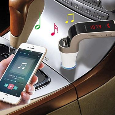 Imagem de Transmissor FM Veicular Com Bluetooth Carg7 Carro MP3 USB SD Preto/Prata/Dourado (Cores sortidos)