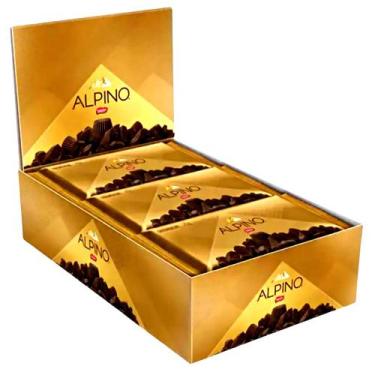 Imagem de Caixa De Chocolate Crunch Alpino Galak Classic Nestlé 1Cx C/ 22Un