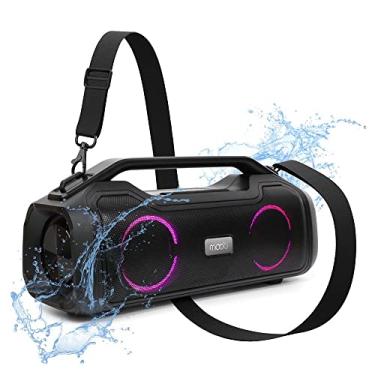 Imagem de Caixa de Som 80w Moob Fun Portátil Conectividade Bluetooth 5.0 Resistente á Água IPX5 Iluminação Led Função TWS Cartão SD Assistente Google e Siri