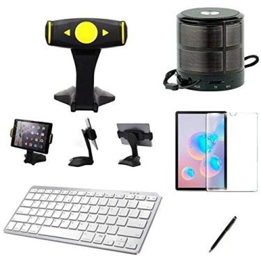 Imagem de Kit Escola para Samsung Galaxy Tab S6 T860/T865 10,5" Suporte/Can/Pel/Teclado/Mini Speaker