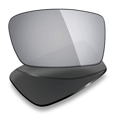 Imagem de Mryok Lentes de substituição polarizadas para Oakley Gascan Asian Fit (AF) - Prata Titânio