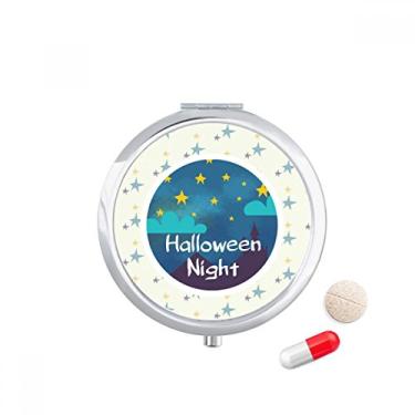 Imagem de Caixa de comprimidos The Sky of Halloween Night para guardar remédios