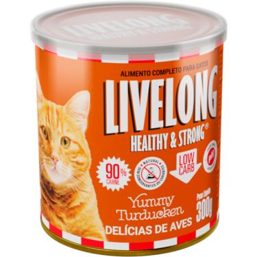 Imagem de Alimento Natural Livelong Delícias de Aves para Gatos - 300 g