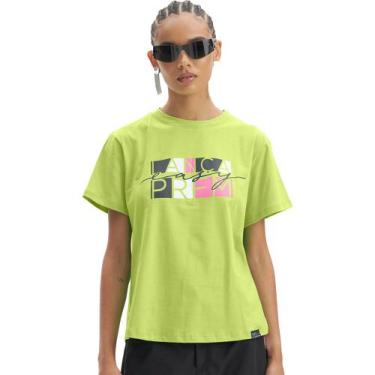 Imagem de Camiseta Easy Lança Perfume Estampada Ai23 Verde Feminino