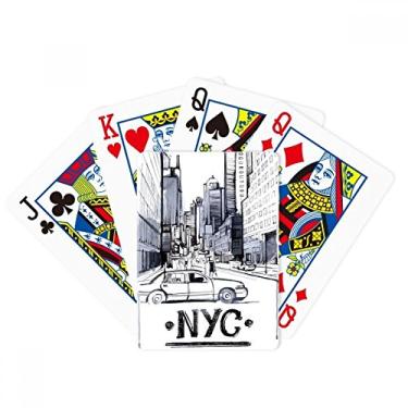 Imagem de DIYthinker NYC Love New York City America Landscape Poker Baralho de Baralho de Mesa Jogo Presente