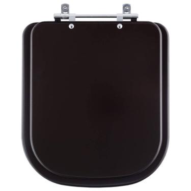 Imagem de Assento Sanitário Poliester Piano Marrom Fosco para vaso Deca