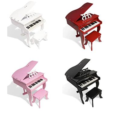 Imagem de Mini Piano de Cauda Infantil 30 Teclas Completo com Banco PK