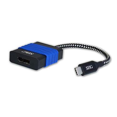 Imagem de SIIG Conversor adaptador USB C para DisplayPort 4K 60 Hz, tipo C para DP macho para fêmea para MacBook Pro 2016, ChromeBook Pixel e mais