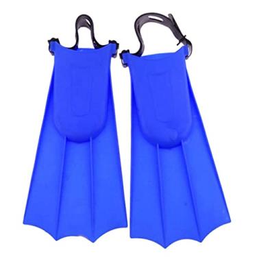 Imagem de Adultos Crianças Barbatanas Ajustáveis Nadadeiras de Natação Ferramentas de Aprendizagem de - Azul/Rosa / / /, Azul, eu