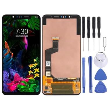 Imagem de YUNCHAO Acessórios telefônicos Tela LCD original para LG G8S ThinQ com Montagem Full Substituição do telefone celular