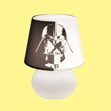 Imagem de Luminária Abajur de Mesa Darth Vader Black and White Star Wars