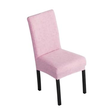 Imagem de MAGICLULU 1 Unidade capa da cadeira capa de cadeira elástica capa de sofá de cadeira capa de cadeira de jantar protetor de cadeira capa elástica um corpo toalha de mesa rosa