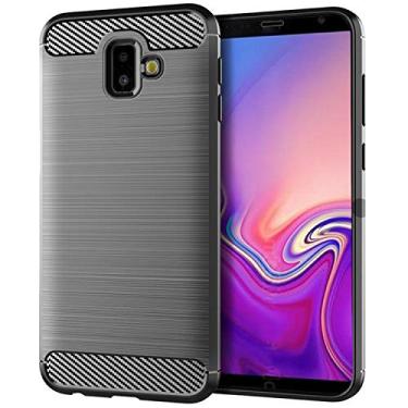 Imagem de Capa para Samsung Galaxy J6 Prime, sensação macia, proteção total, anti-arranhões e impressões digitais + capa de celular resistente a arranhões para Samsung Galaxy J6 Prime