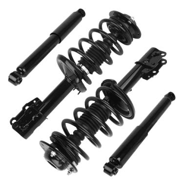 Imagem de PAROD Amortecedor dianteiro e traseiro 172200 172199 5780 adequado para Chevy Malibu Base 2004-2005, LS, LT, 2006-2007 LS, LT, LTZ, SS, 2008 Classic LS, Classic LT 4 peças