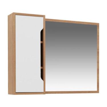 Imagem de Espelheira Banheiro Flex 80cm 1 Porta Multimóveis Cr10116