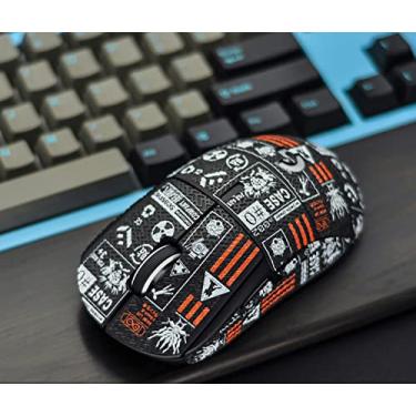 Imagem de Hokeyio Fita de aderência para mouse cobertura total para Logitech G Pro X Superlight sem mouse Ark preta completa