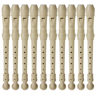 Imagem de Kit 25 Flautas Doce Germânica FL 20G New York